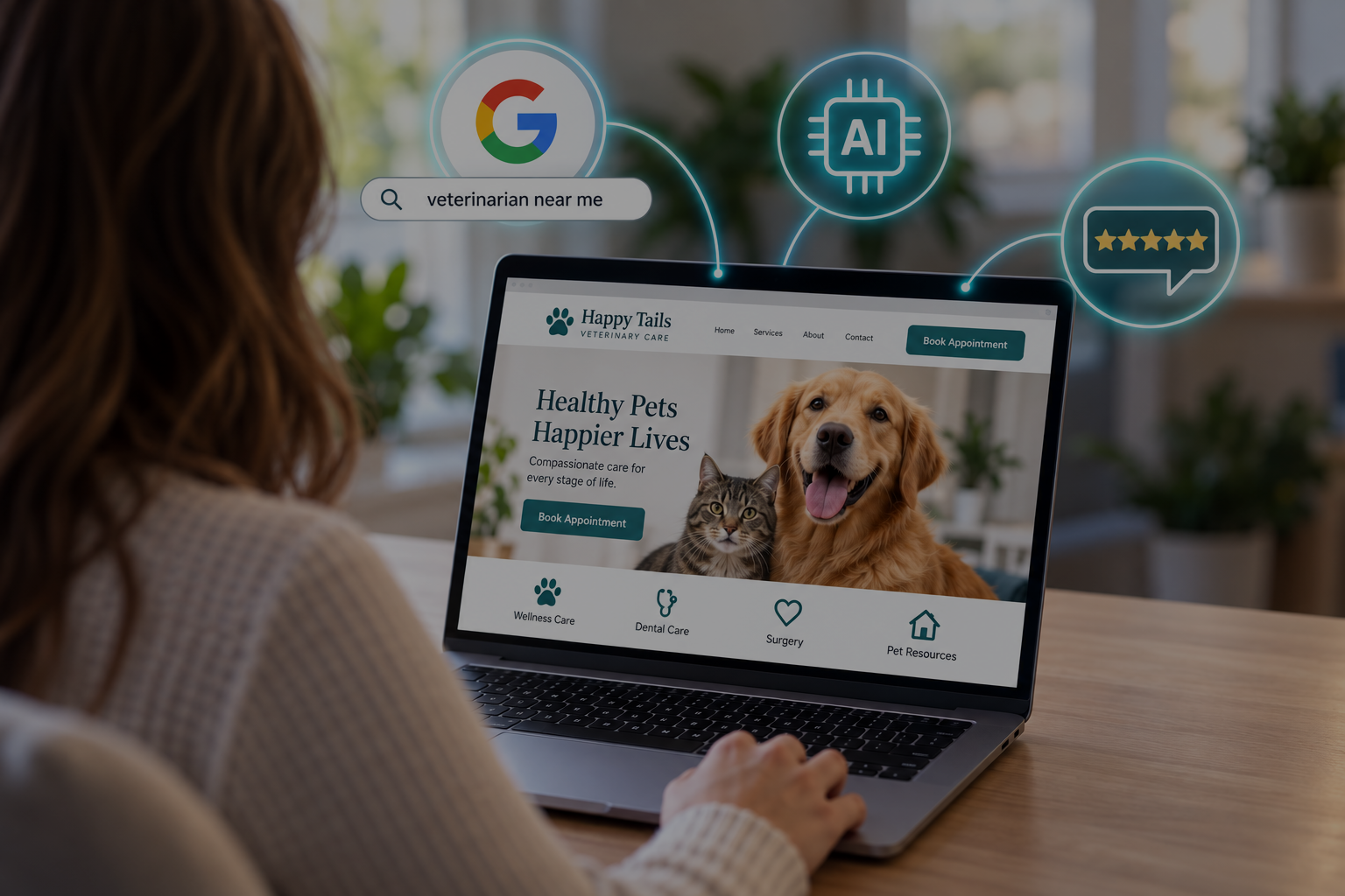 How Do Pet Owners Find a Veterinarian? Google, Reviews & AI Are Changing the Search